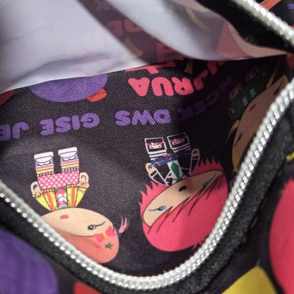 Rare Harajuku Lovers Black Multi-Color Crossbody Bag - Picture 6 of 9